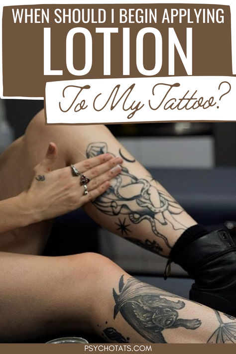 when can i start using lotion on my tattoo Tattoo Healing Process, Tatto Designs, Homemade Tattoos, Tattoo Guide, Healthy Healing, Best Lotion, Healing Tattoo, Tattoo Care, Tattoo Aftercare