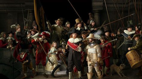 Rembrandt Night Watch, The Night Watch, Painted Vans, Night Watch, Most Famous Paintings, Rembrandt Van Rijn, Nights Watch, 3d Printing Service, Johannes Vermeer