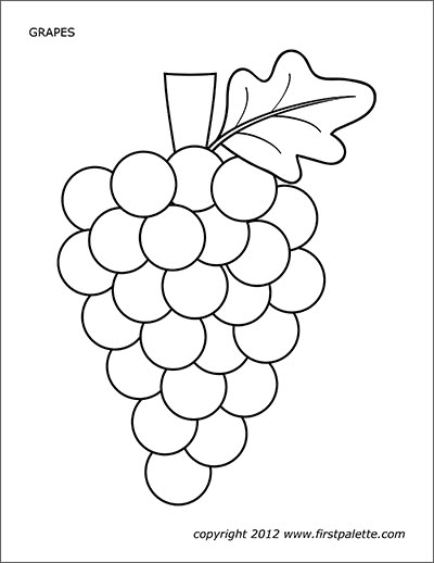 Tree Templates | Free Printable Templates & Coloring Pages | FirstPalette.com Free Printable Templates, Grape Color, Sunday School Crafts, Bible Crafts, Gourd Art, Printable Templates, Themed Crafts, Templates Printable Free, Preschool Art