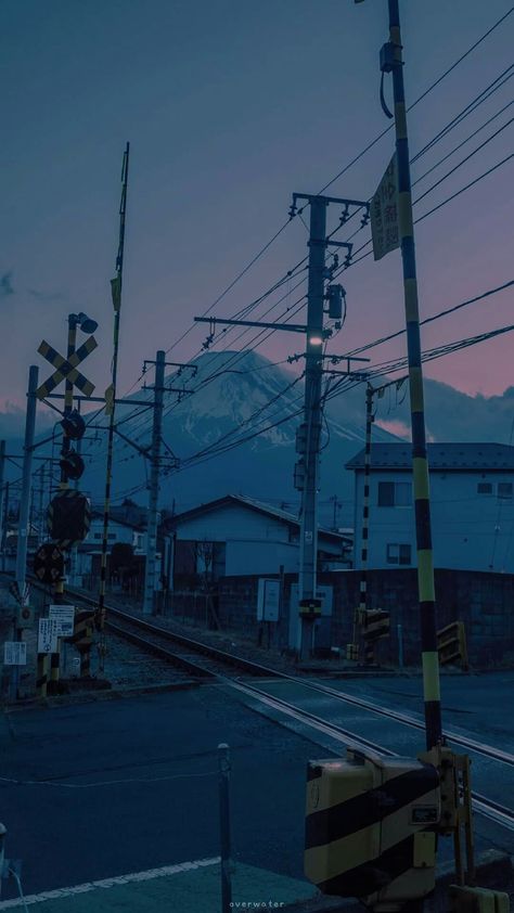 Aesthetic Wallpaper Blue, Blue Hour Photography, Blue Aesthetic Wallpaper, Wallpaper Aesthetic Wallpaper, Japan Aesthetic, Aesthetic Japan, Fantasy Places, Beautiful Landscape Wallpaper, Japanese Aesthetic