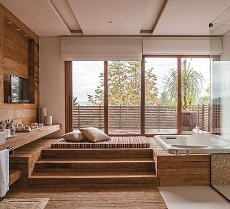 Drømme Bad, Bad Inspiration, Bathroom Trends, Bathroom Design Luxury, Bathroom Spa, Dream Bathrooms, Beautiful Bathrooms, Architectural Digest, Amazing Bathrooms