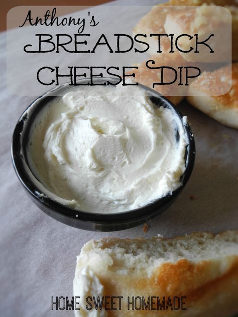 Anthony's Breadstick Cheese Dip - When you move away from Waterford and nobody knows what cheese dip is, this is key! Cheese Dip With Cream Cheese, Dip With Cream Cheese, Cheese Bread Sticks, Recipe Appetizers, Cream Cheese Appetizer, Dip Recipes Appetizers, Cream Cheese Bread, Cream Cheese Dip, Cheese Dip Recipes