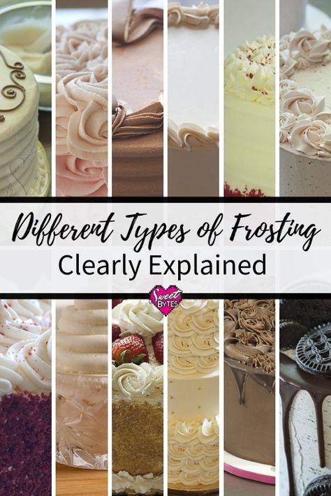 Cake And Icing Flavor Combinations, Bakery Style Buttercream Frosting Recipe, Types Of Cake Icing, Frost Cupcakes, Types Of Frosting, American Buttercream, Cake Frosting Recipe, Icing Frosting, Frosting Tips