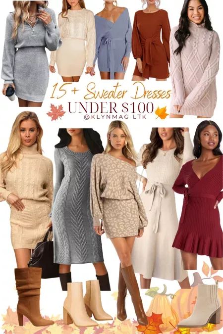 Fall outfits 2023, fall dress outfit, fall dress outfit ideas, fall dress outfits casual, sweater dress outfit, sweater dress outfit ideas, date night outfit, date night outfit winter, sweater dress with boots sweater outfit. Follow my shop @klynmag on the @shop.LTK app to shop this post and get my exclusive app-only content! #liketkit #LTKSeasonal #LTKHoliday #LTKfindsunder100 @shop.ltk https://liketk.it/4iXrg Sweater Dress Date Night Outfit, Boots Sweater Outfit, Fall Dress Outfit Ideas, Sweater Dress Outfit Ideas, Sweater Dress With Boots, Date Night Outfit Winter, Black Tie Event Outfit, Dress Outfits Casual, Dress Outfit Fall