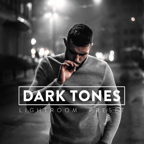 Dark Preset, Free Lightroom Presets Portraits, Wedding Presets, Professional Lightroom Presets, Adobe Lightroom Cc, Free Photoshop Actions, Black Tones, Creative Photoshop, Dark Men