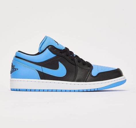 Air Jordan 1 Low "University Blue" now available online Jordan 1 Low University Blue, New Sneaker Releases, Sneaker Release, Air Jordan 1 Low, Jordan 1 Low, University Blue, New Sneakers, Blue Sneakers, Air Jordan 1