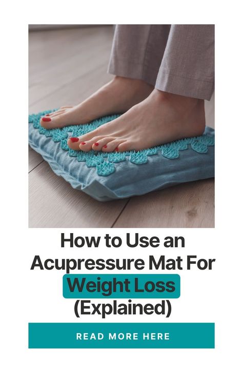 How to Use an Acupressure Mat For Weight Loss Acupressure Mat, Acupressure Points, Hormone Balancing, Stubborn Belly Fat, Acupressure, Acupuncture, Better Sleep, Weight Gain, Back Pain