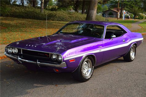 What were the Best and Fastest Classic American Muscle Cars of the '60s? - AxleAddict Retro Auto, Vintage Auto's, Plymouth Road Runner, Plymouth Duster, Purple Car, Dodge Muscle Cars, Mopar Cars, Best Muscle Cars, Cars Vintage