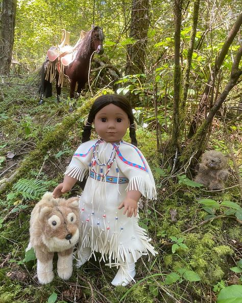 Kaya American Girl, Kaya American Girl Doll, American Girl Doll Samantha, American Girl Doll House, Native American Dolls, Indian American, American Dolls, American Doll Clothes, Doll Ideas