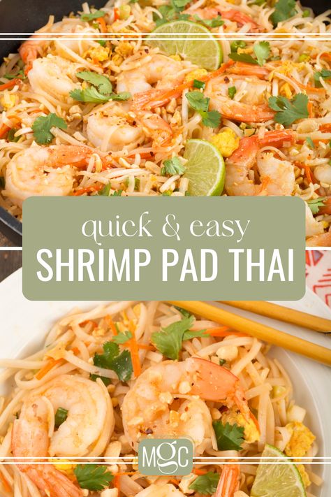 Easy Shrimp Pad Thai, Easy Pad Thai Recipe Vegetarian, Pad Thai Shrimp Recipe, Shrimp Pad Thai Recipe Easy, Thai Shrimp Recipes, Pad Thai Shrimp, Pad Thai Recipe Easy, Shrimp Pad Thai Recipe, Easy Pad Thai Recipe