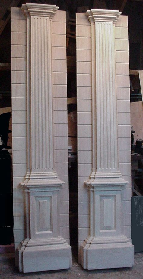 Colonial Home Design, Twist Ideas, Custom Interior Doors, Cornice Design, Pillar Design, Classic House Exterior, Colonial Homes, Colonial Style Homes, Colonial Exterior