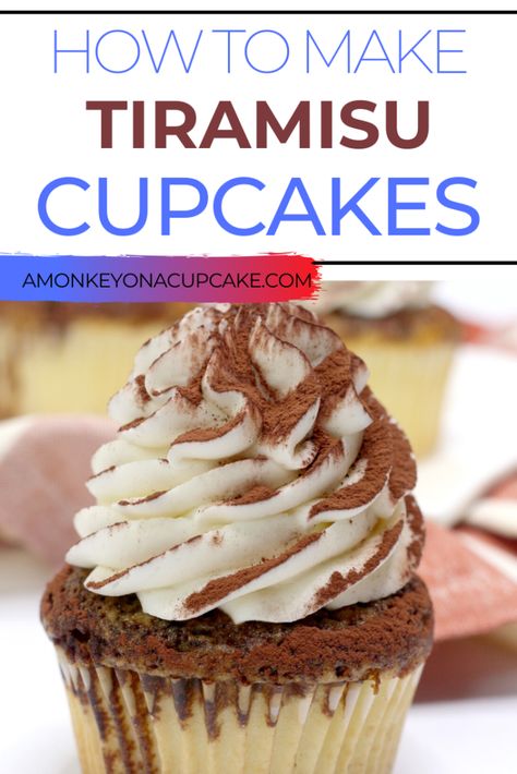 Tiramisu Cupcakes Box Cake, Easy Tiramisu Cupcakes, Infused Cupcakes Recipes, Treats For Adults, Traditional Tiramisu Recipe, Infused Cupcakes, Tiramisu Cupcakes, Cupcake Mix, Cupcakes Recipes