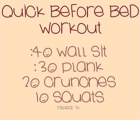 Bedtime Workout, Quick Morning Workout, Workout Morning, Before Bed Workout, Night Workout, Motivasi Diet, Bed Workout, Quick Workout Routine, Yoga Exercises