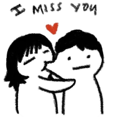 Couples Doodles, Cute Texts For Him, I Love My Girlfriend, Make Your Own Stickers, Love My Boyfriend, Arte Inspo, Cute Couple Art, Cute Little Drawings, Cute Texts