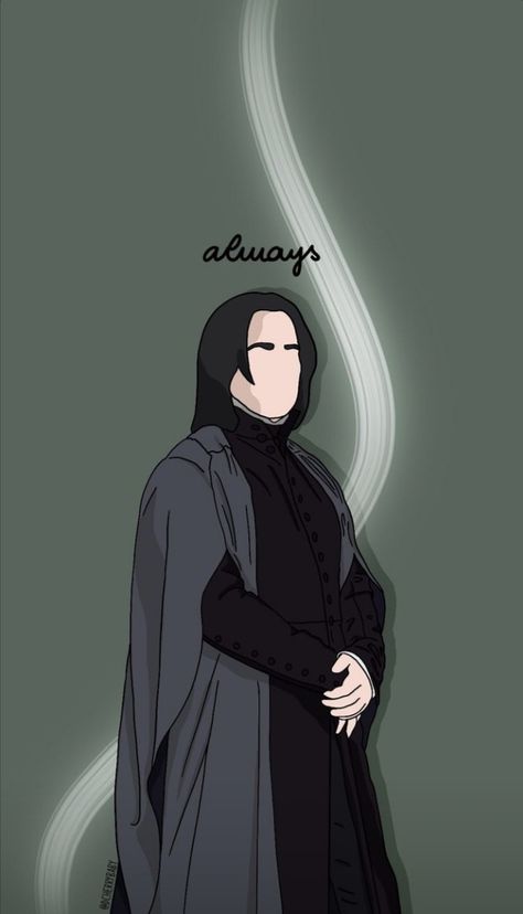 Snape Always Wallpaper, Always Wallpaper, Harry Potter Snape, Snape Wallpaper, A Cute Wallpaper, Hands Crossed, Snape Always, Harry Potter Painting, Harry Potter Background