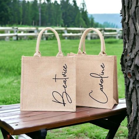 🌟 Attention Small Business Owners! 🌟 Elevate your boutique's wedding collection with our Personalized Bridesmaid Bags – a touch of elegance and sustainability your customers will love. Crafted from high-quality burlap and linen, our Vintage Linen Jute Bags are not just accessories; they're an eco-conscious choice for the discerning bride. 🌿 Are you looking to offer something truly unique and customizable? Our burlap tote gift bags can be personalized, making them perfect for bridesmaid gifts... Personalized Bags, Burlap Tote, Bridesmaid Bags, Wedding Boutique, Jute Bags, Vintage Linen, Small Business Owners, Wedding Collection, Small Business Owner