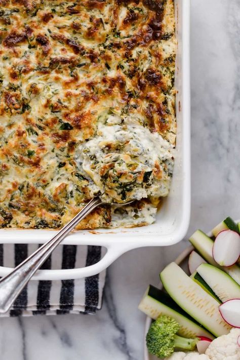 Jalapeño Spinach Artichoke Dip Keto Dip Recipes, Keto Dip, Pumpkin Soup Healthy, Keto Jalapeno, Spinach And Artichoke Dip, Roasted Radishes, Low Carb Veggies, Low Carb Appetizers, Low Carb Sides