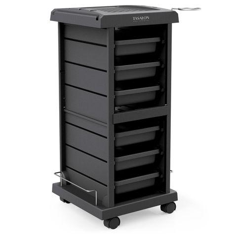 TASALON Salon Trolley Cart for Salon Station - Space Saving Salon Rolling Cart for Extra Storage - Hair Salon Beauty Storage Cart - 6-Tray Salon Cart - Multipurpose Tool Cart - Tattoo Tray - Hair Cart Hair Cart, Hairdressing Trolley, Salon Cart, Hair Dryer Stand, Salon Trolley, Beauty Salon Furniture, Salon Stations, Lockable Storage, Tool Cart