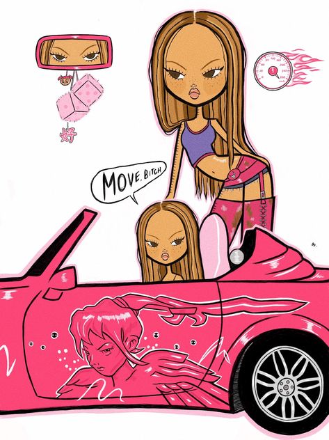 Winx Cosplay, 2 Fast 2 Furious, Fast 2 Furious, Y2k Art, Devon Aoki, Indie Art, Grunge Art, September 16, Art Collage Wall