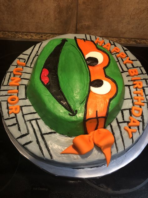 Ninja Turtle Bday Cake, Tmnt Birthday Cakes, Ninja Turtle Cake Diy, Ninja Turtles Birthday Cakes, Ninja Turtle Cupcake Cake, Ninja Turtle Cakes For Boys, Easy Ninja Turtle Cake, Ninja Turtle Cookie Cake, Teenage Mutant Ninja Turtle Birthday Cake