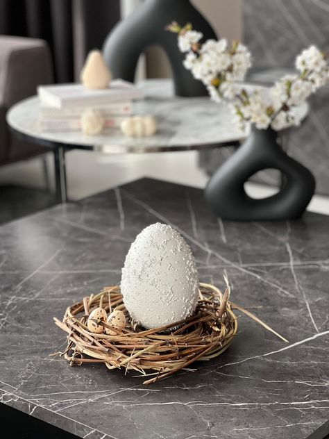 Easter, egg, decoration, homedecor Minimal Easter, Easter Designs, Easter Baby, Easter Table Decorations, Aesthetic Home Decor, Baby Easter, Easter Decoration, Easter Table, Aesthetic Home