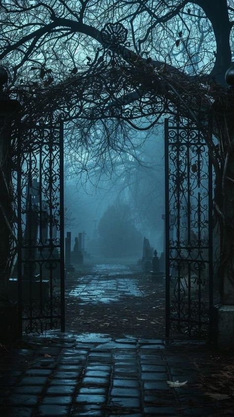 Gothic Landscape Photography, Aesthetic Cemetery, Cemetery Wallpaper, Cemetery Background, Locations Aesthetic, Cemetery Aesthetic, Scary Cemetery, Graveyard Aesthetic, Graveyard Background