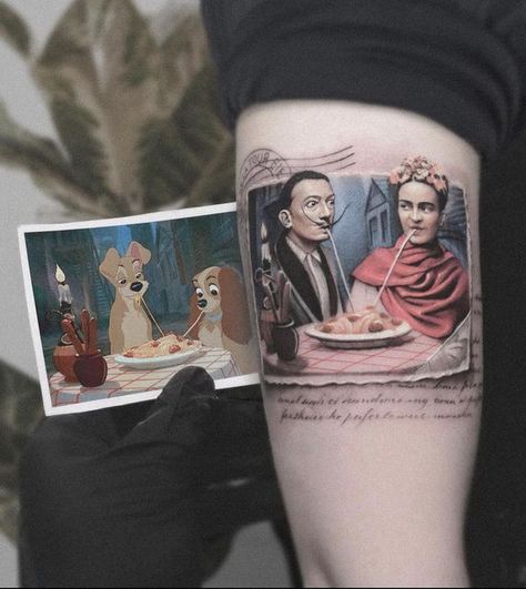 Bang Bang Tattoo on Instagram: "➕appts@bangbangforever.com @kozo_tattoo ➕" Ink Link, Lady And The Tramp, Bang Bang, Dali, Tattoo On, Art Tattoo, Bangs, Tattoos, On Instagram