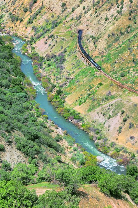 Zagros mountains - Lorestan - Sezar River Zagros Mountains, Iran, Train, Water, Travel, Quick Saves, Nature