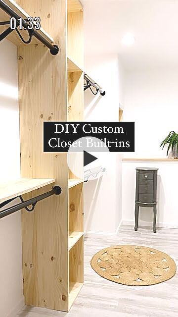 No description. Diy Custom Closet, Master Closet Design, Closet Planning, Closet Built Ins, Bedroom Hacks, Closet Design Layout, Bedroom Cozy, Closet Renovation, Closet Layout