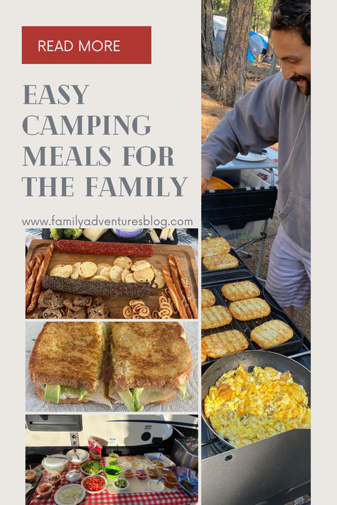 Here are my favorite go-to camping meals that are both quick and easy to make. Check them out and let me know what you think! Camping Group Meals, Hunting Meals Camping Foods, 7 Day Camping Meal Plan, Camping Meals Without Fire, Easy Camping Meals Dinner Over Fire, Easy Camping Meals, Easy Camping, Camping Meals, What You Think