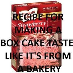 Box Cake Taste Like Bakery, Strawberry Cake Mix Recipes, Strawberry Cake Mix, Mom's Birthday, Strawberry Cupcakes, Mommy Blog, How To Make Box, Cake Mix Recipes, Cake Tasting