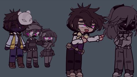 Fnaf Night Guard Uniform Gacha, The Afton Family Gacha Club, Afton Family Designs Gacha Club, Gacha Club Fnaf Oc, Afton Family Gacha Club Oc, Gacha Fnaf Oc, Evan Afton Gacha Club, Mrs Afton Gacha Club Ideas, Fanf Gacha