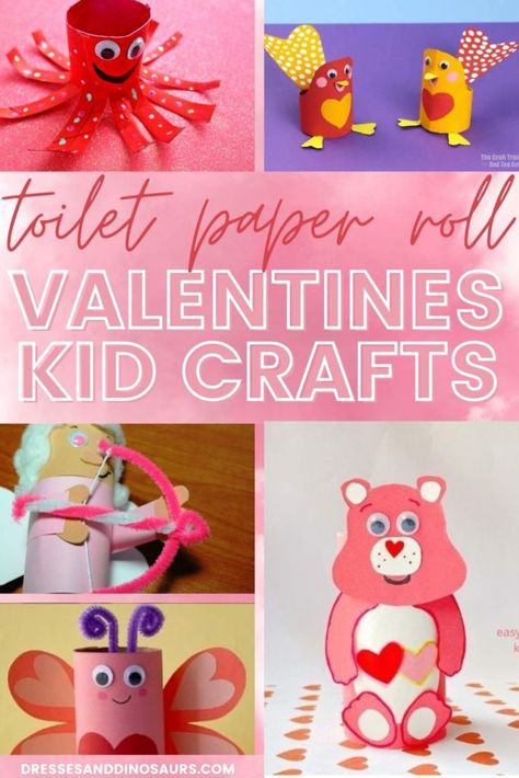 Are you looking for a cool Valentine's thing to do with the kids? Check out these toilet paper roll Valentine crafts to start the fun! Kids Toilet, Valentine's Day Crafts, Toilet Paper Crafts, Bug Crafts, Valentine's Day Crafts For Kids, Valentine Crafts For Kids, Toilet Paper Roll Crafts, Paper Roll Crafts, Valentines Day Activities