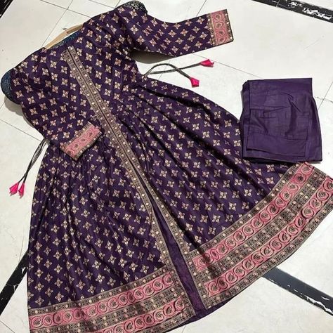 Price 2500 Rs PRODUCT DESCRIPTION • Gender: Women's • Fabric: Cotton Lawn • Pattern: Printed • Available Sizes: Medium, Large • Chest 21(M) & 23(L) • Length 48 • Flair 110 inch Both Side • Quality Premium With Fine Print • Number Of Pieces: 2 Pcs • Package Includes: 1 x Maxi • Note: There might be an error of 1-3 cm due to manual measurement, and slight color differences may occur as a result of varying lighting and monitor effects. • Fancy Maxi, Cotton Lawn Dress, Fabric Design Pattern, Combination Dresses, Simple Dress Casual, Fancy Fabric, Fabric Patterns Design, Afghan Clothes, Girls Frock Design