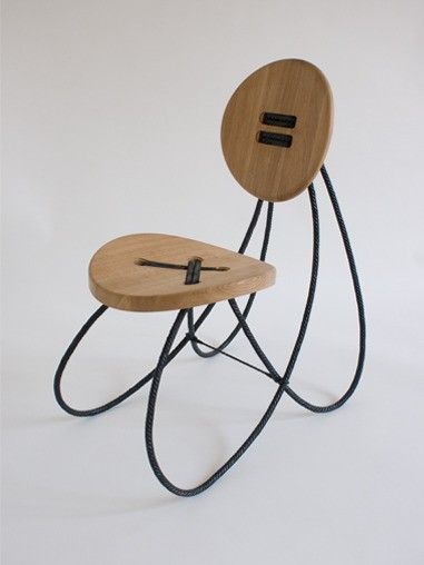 Clothing Industry, Chaise Chair, Diy Ikea, Chaise Design, Beautiful Chair, Take A Seat, Dutch Design, Cool Chairs, A Button