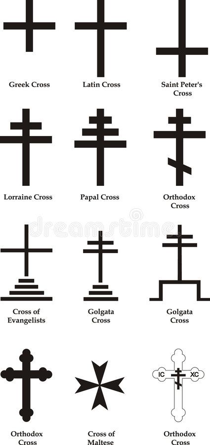 Set ov vector Christian crosses vector illustration Types Of Crosses, Christian Tattoos Men, Christian Cross Tattoos, Jesus Clipart, Christian Crosses, Catholic Tattoos, Catholic Symbols, Biblical Tattoos, Cross Drawing