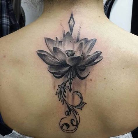 Lotus Cover Up Tattoo For Women, Baddie Shoulder Tattoo Ideas Female, Lotos Flowers Tattoo, Dark Flower Tattoo, Simple Lotus Flower Tattoo, Simple Lotus Tattoo, Lotus Flower Tattoos, Lotusblume Tattoo, Small Lotus Flower Tattoo