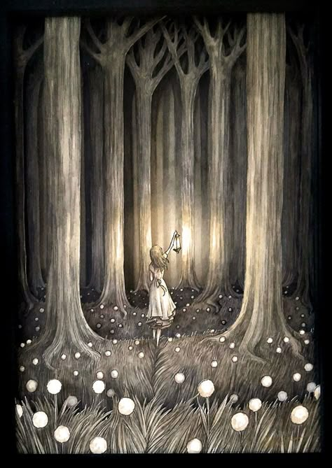 Adam Oehlers Illustrations, Dark Fairytale Art, Fairytale Art Illustration, Adam Oehlers, Fairytale Art, Solo Exhibition, Whimsical Art, Artsy Fartsy, In The Woods