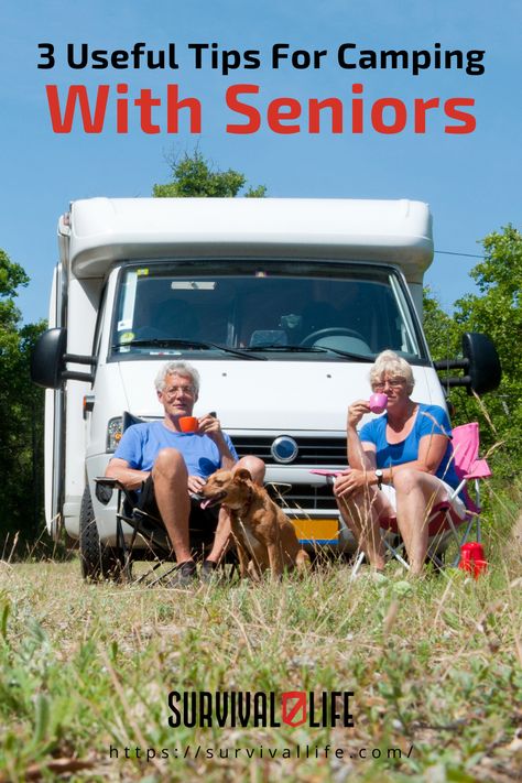 A few changes would be necessary to ensure seniors comfort and convenience while camping. Follow these useful tips for camping with seniors: Camping Lunches, How To Make Fire, Savings Strategy, Diy Camping, Survival Life, Fall Prevention, Elderly Care, Useful Tips, Senior Living