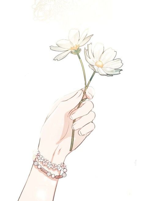 Hand Holding, A Drawing, A Flower, Fanfiction, Books Wattpad, Wattpad, Books, Anime, White