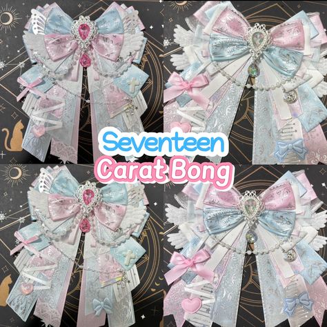 Big Size Handmade Lightstick ribbon bow with elastic tie For/Fits all lightsticks size: plz see pictures (big size) We accept custom, just feel free to DM! Usually takes 5-7days to make! 📦Orders will be shipped by Air express (7-10 days) Decorated Lightstick, Enhypen Lightstick Deco, Seventeen Lightstick Decoration, Custom Lightstick Kpop, Kpop Lightstick Bows, Lightstick Ribbon, Ateez Lightstick, Concert Accessories, Lightstick Bow