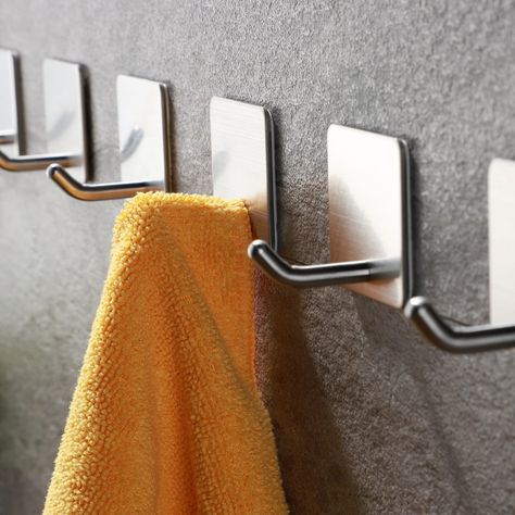 Installing towel hooks in bathroom can be a easy thing. Head to this post to know more details about it, like how high to hang towel hooks. Where To Hang Towel Hooks In Bathroom, How High To Hang Towel Hooks, Bathroom Vanity Towel Hook, Robe Hooks Bathroom Placement, Bathroom With Towel Hooks, Shower Hooks Ideas, Family Bathroom Towel Hooks, Bathroom Wall Hooks For Towels, Towel Hooks In Bathroom Small Spaces