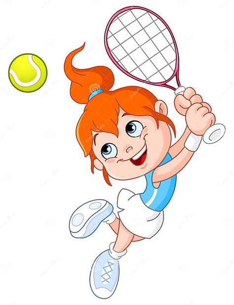 Tennis girl stock vector. Illustration of background - 20096022 Tennis Clipart, Sports Illustrations Art, Tennis Art, Moral Stories For Kids, Playing Tennis, Kids Vector, Sport Illustration, Play Tennis, Stories For Kids