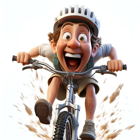 Free Photo | 3D illustration of a cartoon character riding a bicycle with motion blur A Cartoon Character, Riding A Bicycle, Ride Bicycle, 4 Wheeler, Motion Blur, 3d Cartoon, Tehran, A Cartoon, 3d Illustration