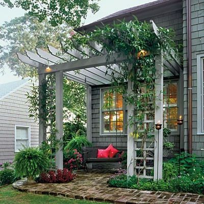 Ombra Pergola, Design Per Patio, Pergola Diy, Pergola Attached To House, Pergola Garden, Pergola Design, Garden Arbor, Wooden Pergola, Backyard Pergola