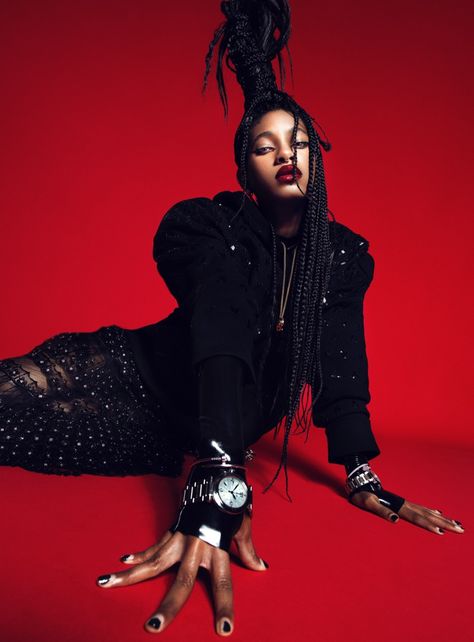 Willow Smith V Magazine 2021 Cover Photoshoot | Fashion Gone Rogue Seductive Pose, Willow Smith, Tim Walker, V Magazine, Purple Mini Dresses, Photoshoot Concept, Black Culture, Fashion Photoshoot, Photography Inspo