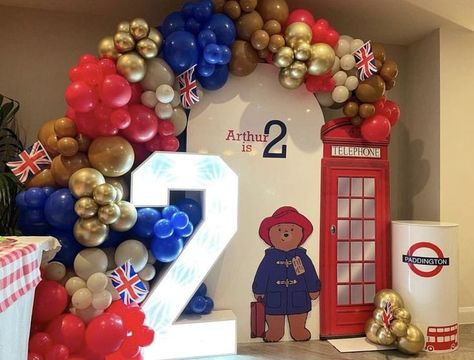 Paddington 1st Birthday, Paddington Decorations, Paddington Birthday Party Ideas, Paddington Bear 1st Birthday Party, Paddington Bear First Birthday, Paddington Themed Birthday Party, Paddington Bear Birthday Party, Paddington Bear Party Decorations, Paddington Birthday Party