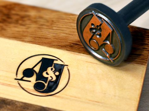 A&J Branding Iron by Aleksandra Ahn Wood Branding Iron, Woodworking Software, Wood Branding, Workshop Projects, Woodworking Garage, Woodwork Projects, Woodworking Logo, Intarsia Woodworking, Woodworking Box