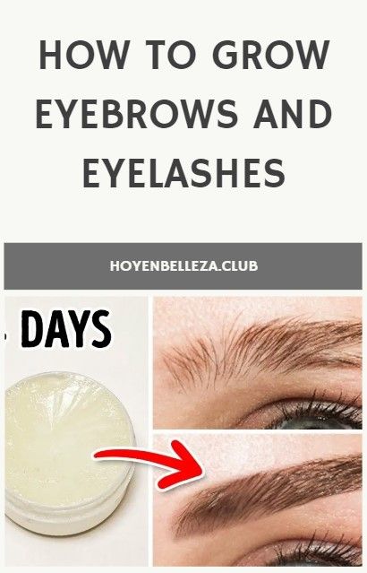 How to grow eyebrows and eyelashes - Hoy En Belleza Eyelashes Falling Out, Grow Eyebrows Faster, Diy Eyelash Growth Serum, Grow Eyebrows, Get Long Eyelashes, Eyebrows And Eyelashes, Long Thick Eyelashes, Full Eyelashes, Eyelashes And Eyebrows