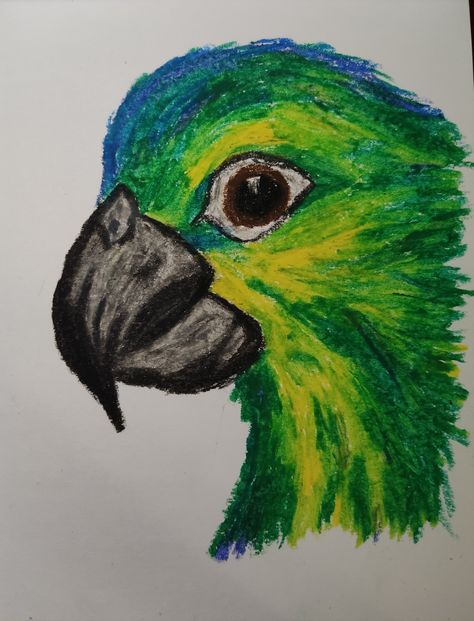 Painting Using Crayons, Crayon Drawing Inspiration, Painting With Wax Crayons, Painting Ideas Crayons, Drawings With Wax Crayons, Art With Wax Crayons, Crayon Wax Art, Wax Color Drawing, Colored Pencil Drawing Beginner